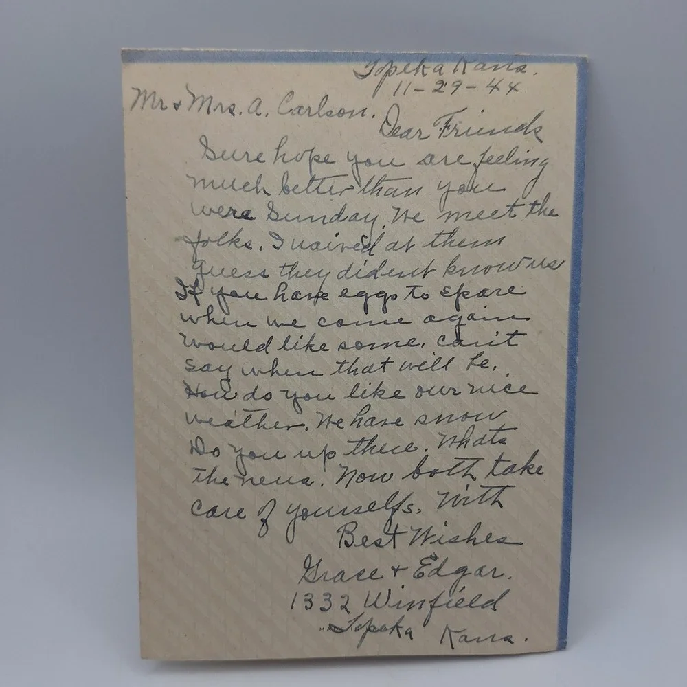 N/A vintage greeting